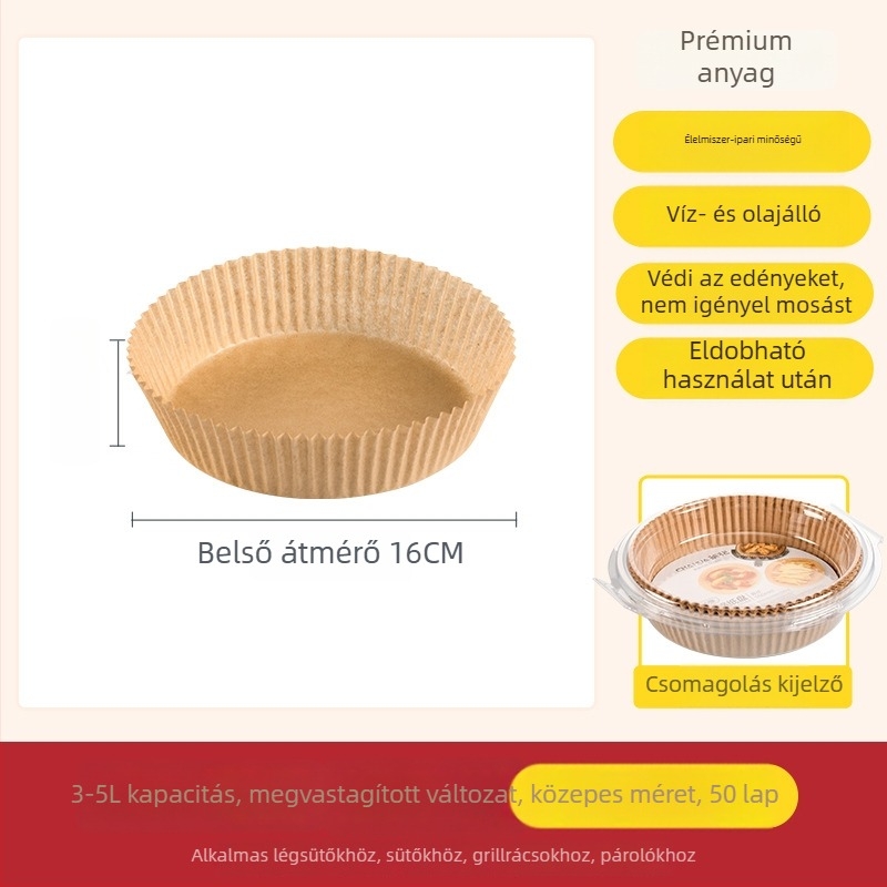 Camellia egyszer használatos sütőpapír sütőben való sütéshez, zsírelnyelő papír, kétoldalas szilikon bevonatú sütőpapír, élelmiszer-minőség