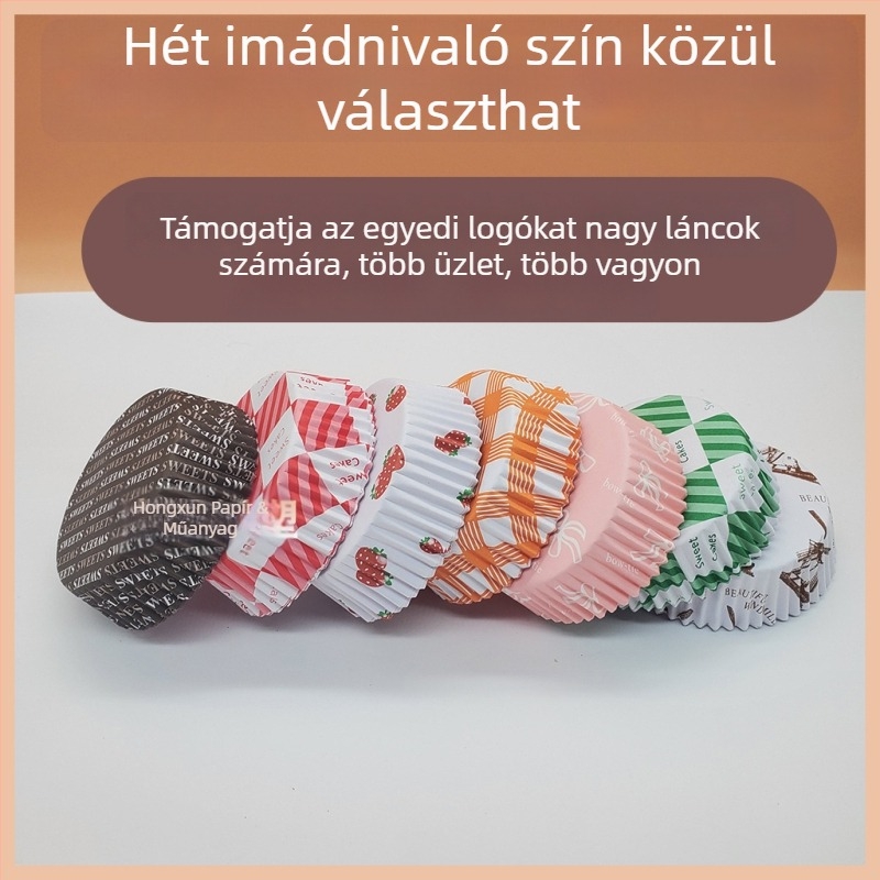 Egyszer használatos bevont sütőpapíros tálca – kör alakú hajóformájú, kenyér és kolbász számára, zsíroldó, nem tapadó kraftpapír
