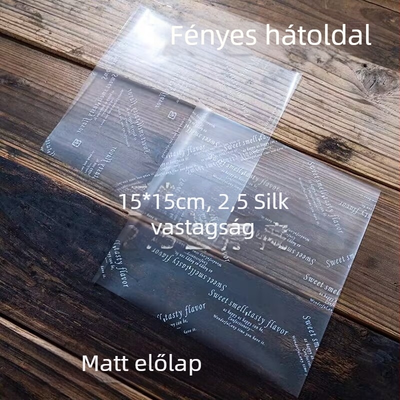 Zsírmentes sütőpapír virágmintás műanyag bevonattal, alap- és mousse kenyérpapír