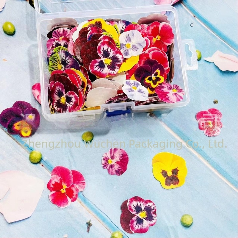 Waferpapír pillangó és viola motívumos tortadíszítés, 320 darab, cupcake és fagylalt dekoráció