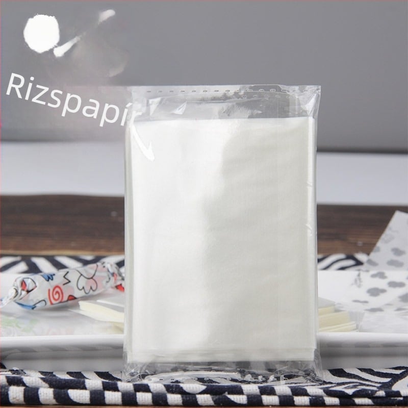 Új ragadós rizspapír, ehető nugátnak való csomagolópapír, DIY anyag, 500 lap dobozban
