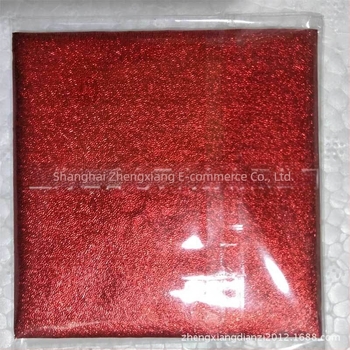 Narancs mintás vörös ragadós rizs tojások, üröm tea, csokoládé cukorkák; színes csomagoló alumíniumfólia lapok, 100 lap, 15×15 cm