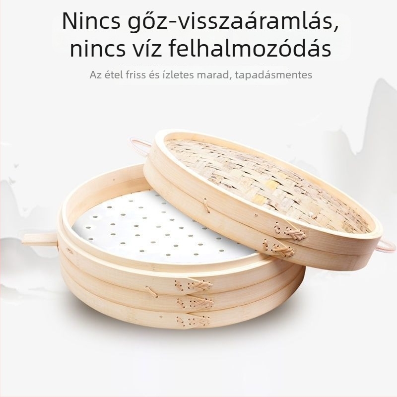 Élelmiszer-minőségű egyszer használatos perforált párolópapír, nem tapad, magas hőállóságú