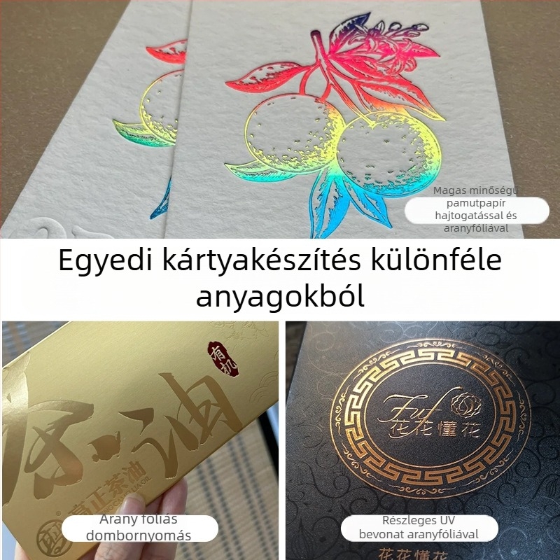 Személyre szabott, luxus hajtogatott üdvözlőlapok: születésnapra és diplomaosztóra szóló köszöntők, prémium nyomtatásban