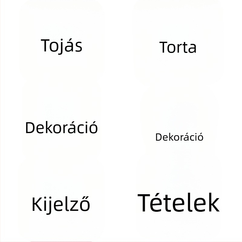 Waferpapírtortadíszítő matricák négyszínű nyomtatással, piros torta díszítéséhez és sorsoló dobozhoz