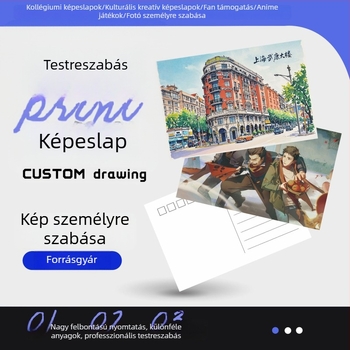 Testreszabott egyetemi ballagási képeslapok — fiatalos tájképi emlékek, kulturális és kreatív képeslapok