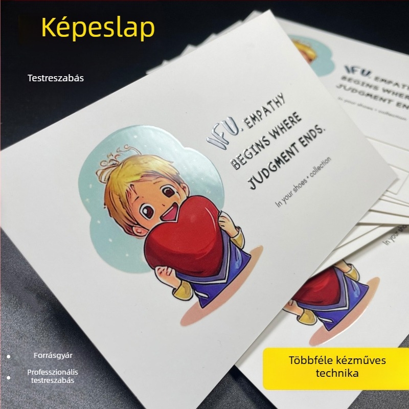 Testreszabott egyetemi ballagási képeslapok — fiatalos tájképi emlékek, kulturális és kreatív képeslapok