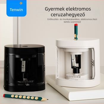 Csillagászati elektromos ceruzahegyező, kompakt automata gyermekek számára otthoni használatra, modell S8320