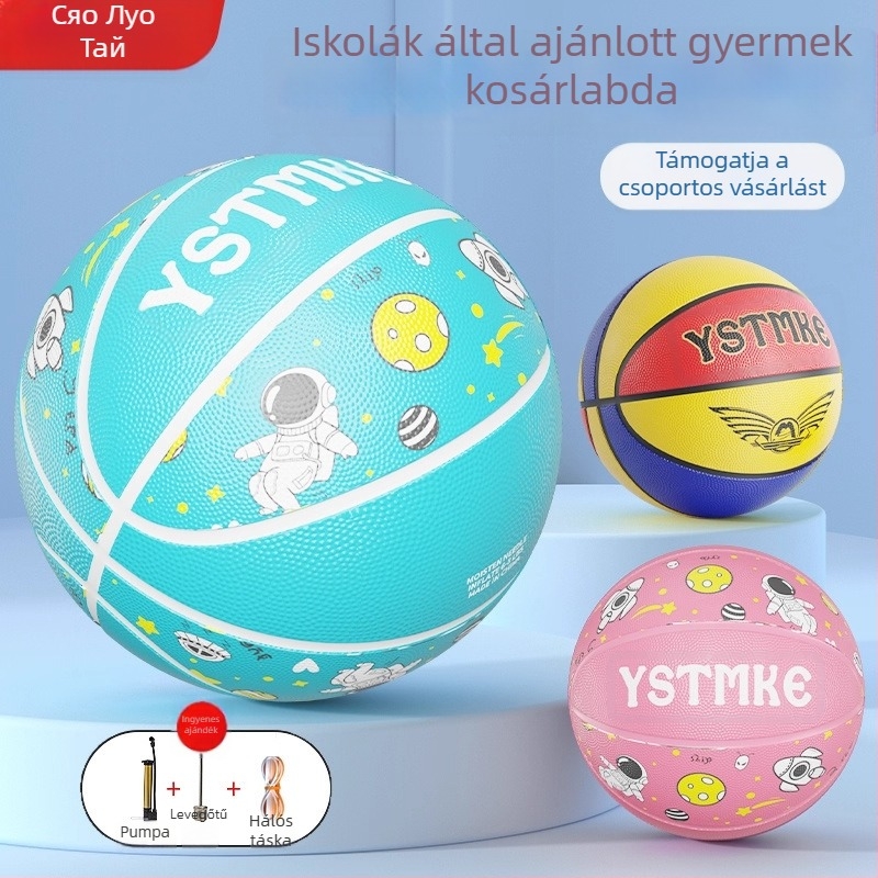 Gyerek kosárlabda edzőlabda, méretek 3, 4, 5 és 7, kék