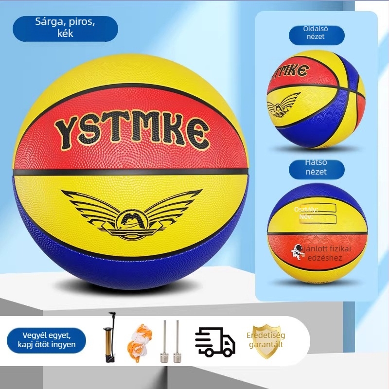 Gyerek kosárlabda edzőlabda, méretek 3, 4, 5 és 7, kék