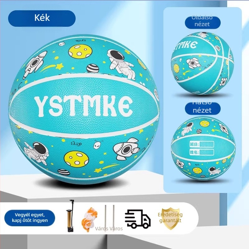 Gyerek kosárlabda edzőlabda, méretek 3, 4, 5 és 7, kék