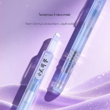 Nyomógombos toll, EF vékony hegy 0,38 mm, DS785 könnyű diák sorozat, törölhető kék tinta