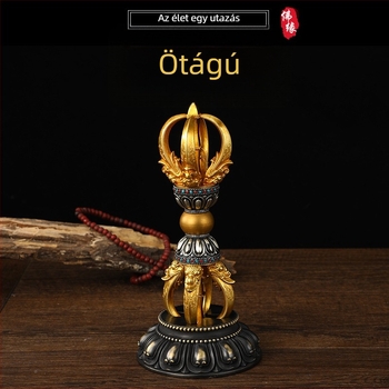 Tiszta réz Vajra pestle alapzattal, nagy méret