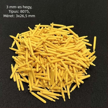 Marker tollakhoz cserélhető hegyei, 3 mm olaj alapú hegyek, 27 mm hosszú, 100 db/csomag