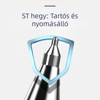 Deli SA575 zselés toll, 0,5 mm, fekete, gumírozott markolattal a sima íráshoz