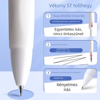 0,5 mm fekete korrekciós toll ST fejjel – diákoknak és tanároknak