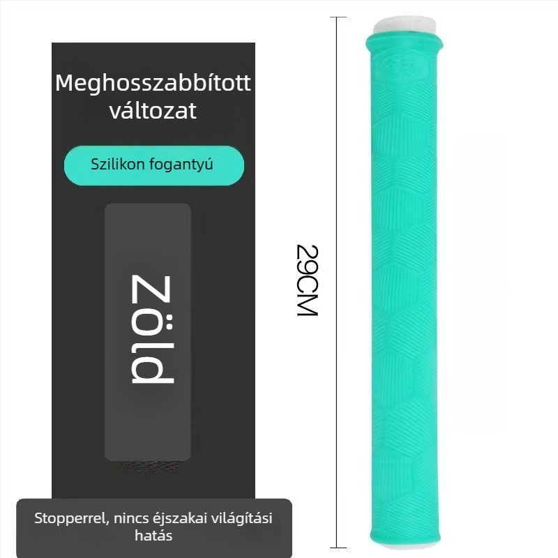 Hosszabbított szilikon kormányvédő markolat, nedvszívó és csúszásmentes, kerékpár-kormány és horgászbot markolatokhoz