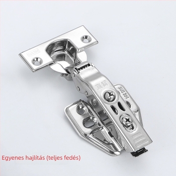 Szekrénypánt hidraulikus csillapítóval, 304 rozsdamentes acélból, 2,0 mm vastagságú