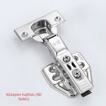 Szekrénypánt hidraulikus csillapítóval, 304 rozsdamentes acélból, 2,0 mm vastagságú