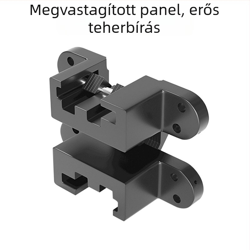 Rejtett keresztezett zsanérok összecsukható ajtókhoz, rozsdamentes acél, csiszolt felület, nehéz teherbírású, modern minimalista stílus
