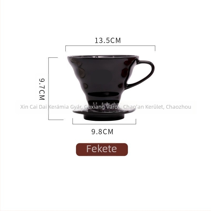 V60 kerámia kávéöntő, egylukú kialakítás