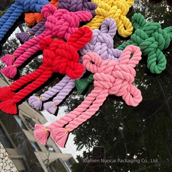 Unicom-stílusú csomóval készült kilincs dekoráció – kínai csomó DIY készlet az Újévhez és a Ló évéhez