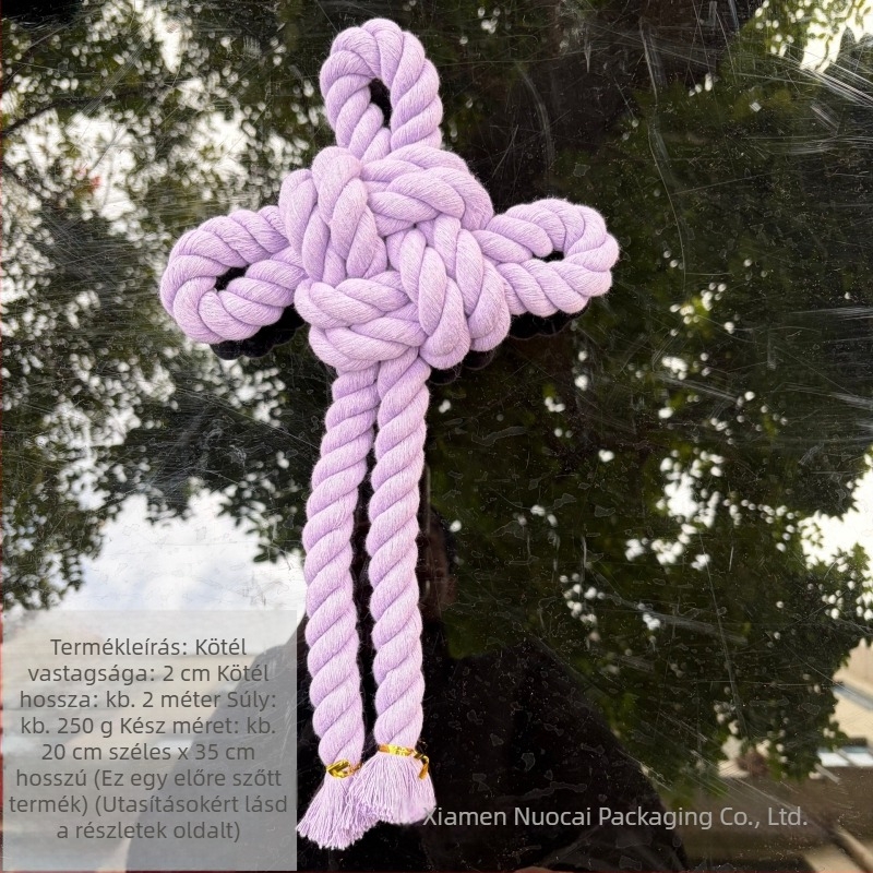Unicom-stílusú csomóval készült kilincs dekoráció – kínai csomó DIY készlet az Újévhez és a Ló évéhez