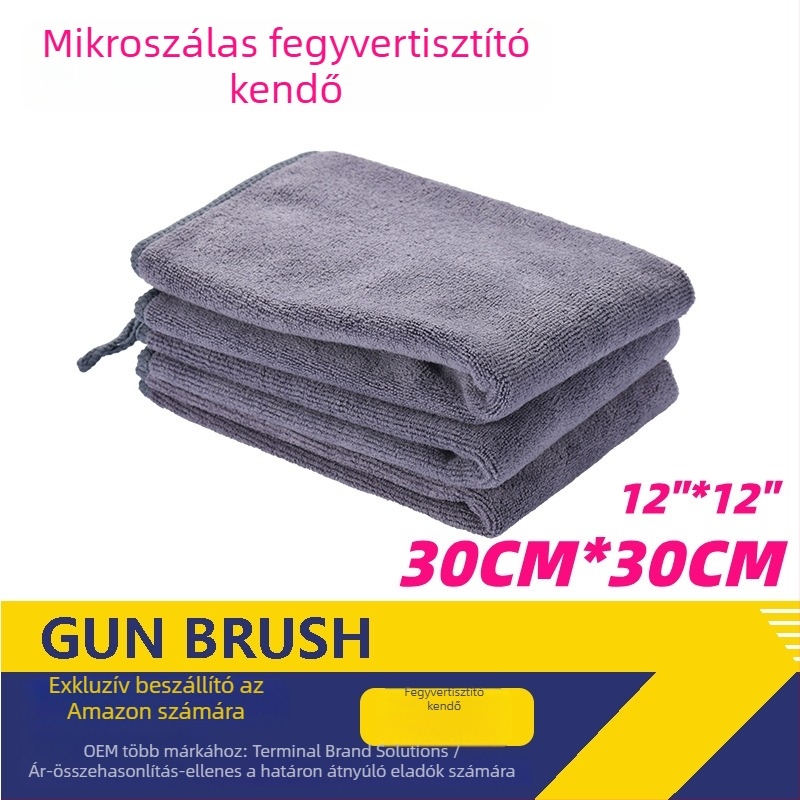 Fegyver tisztító mikroszálas kendő, 12 hüvelyk, karbantartás és tisztítás