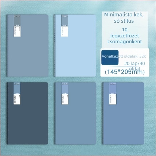 16K jegyzetfüzet, 2025-ös új modell, kiváló minőségű minimalistikus irodalmi stílus, A4 méret, nagy és extra vastag