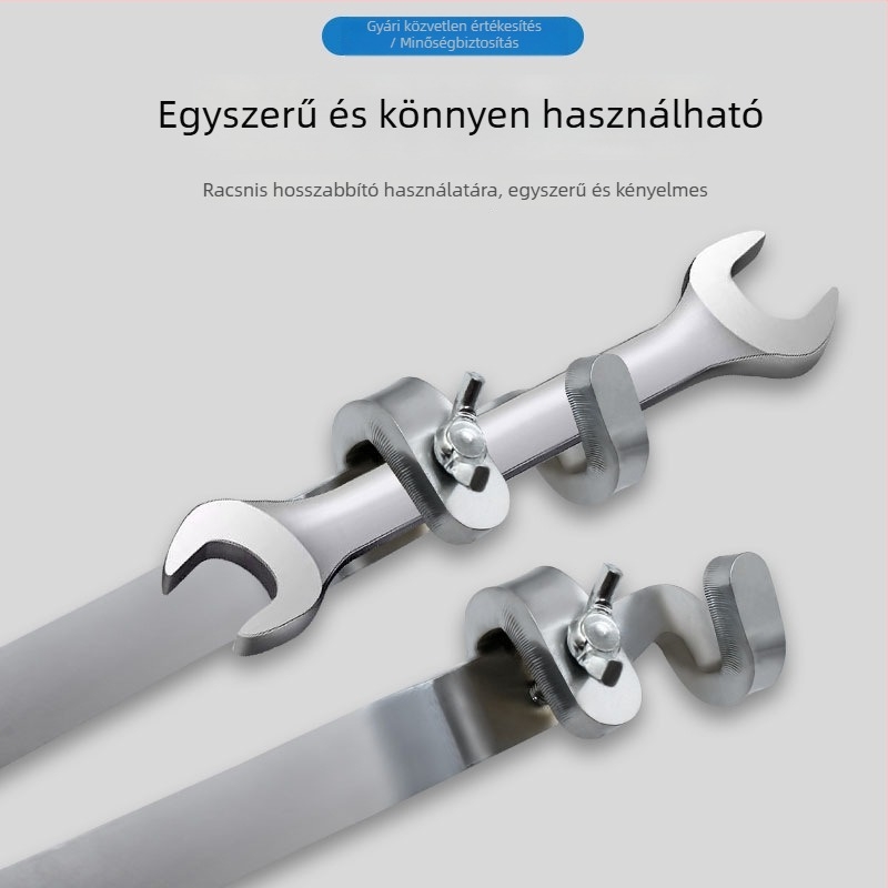 Ipari osztályú gumiabroncs-karbantartási hosszabbító rúd erősítőrúddal és csavarkulcs-hosszabbítóval