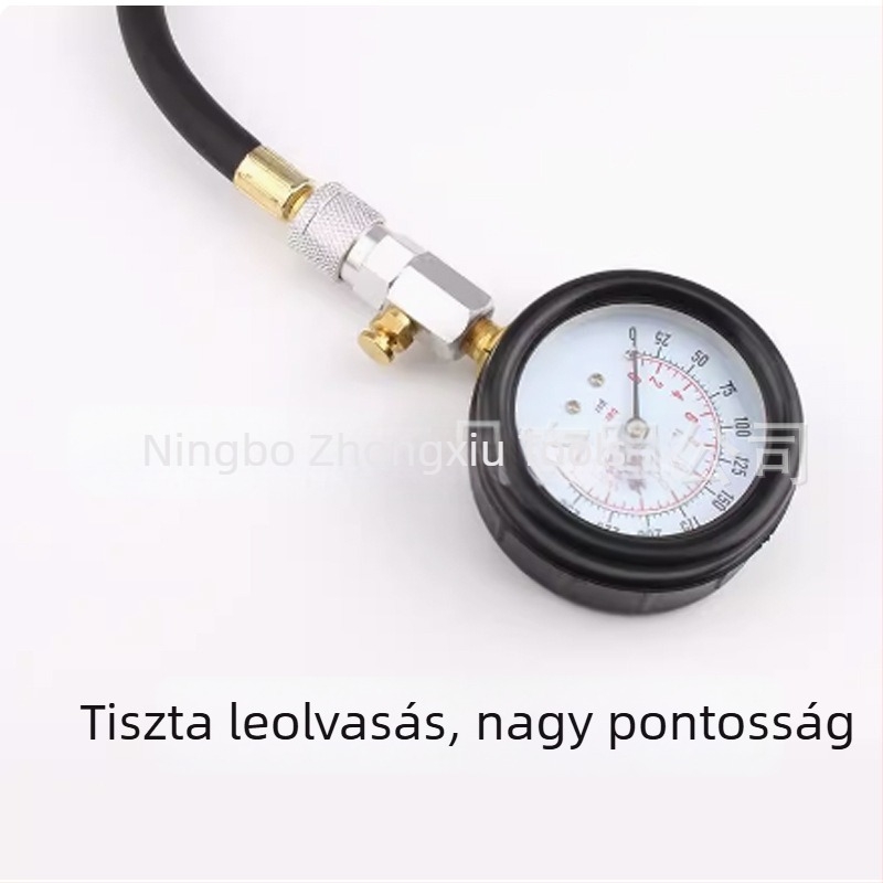 Henger nyomásmérő és befecskendezési nyomásmérő, motor eszköz, autó-karbantartás, tartomány 0–300 psi
