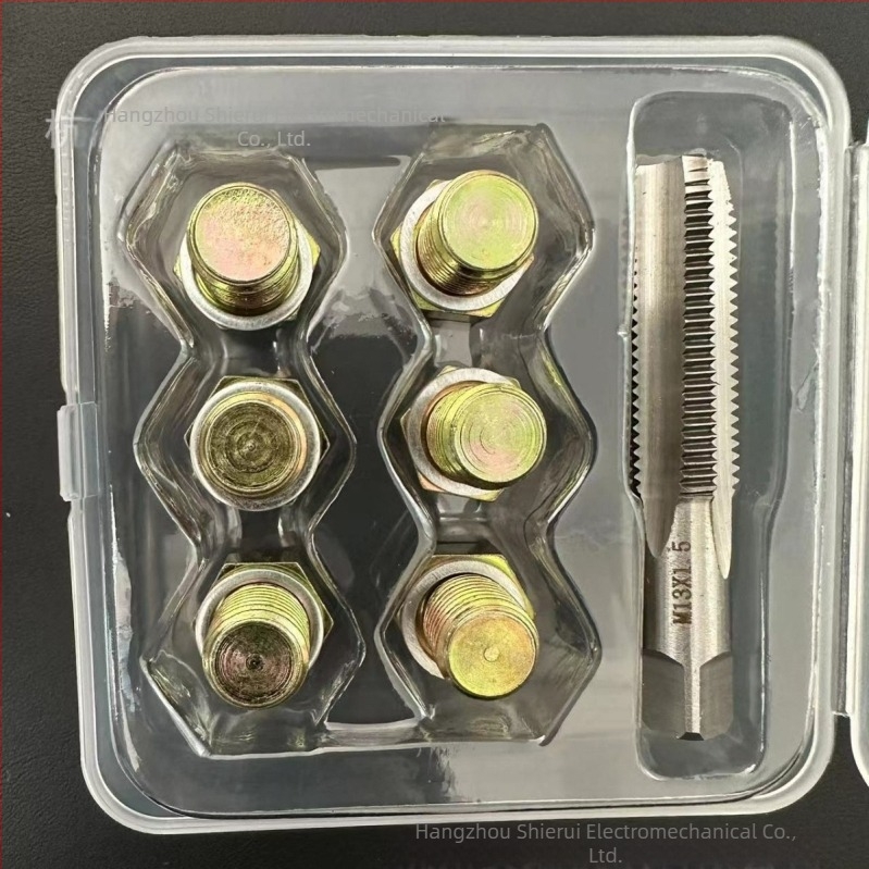 13 darabos készlet olajleeresztő csavar menetjavító eszközökhöz, M13x1.5