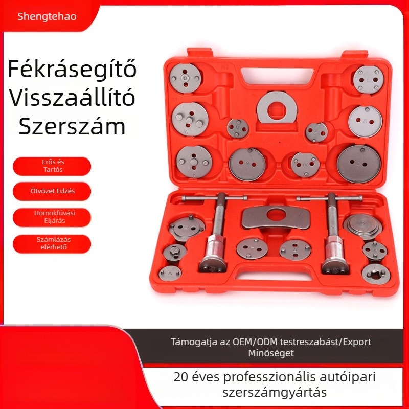 Hordozható féknyereg dugattyú visszahúzó eszköz fékbetétek cseréjéhez