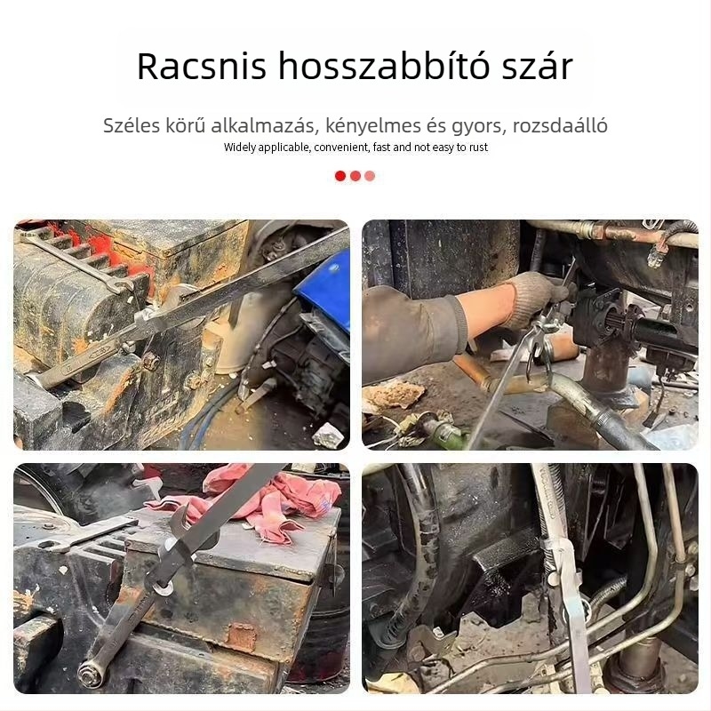 Kétfunkciós nyomatékkulcs-hosszabbító rúd