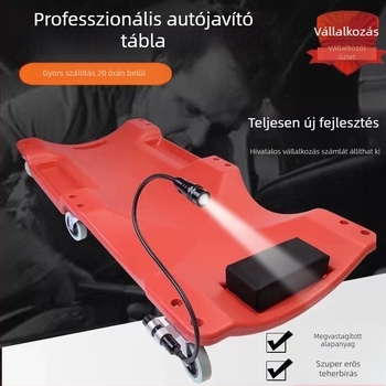 HDPE autókarbantartó fekvőlemez, 36–40 hüvelyk, vastagodott alvázjavító platform