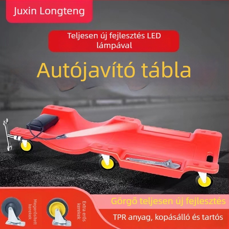 HDPE autókarbantartó fekvőlemez, 36–40 hüvelyk, vastagodott alvázjavító platform