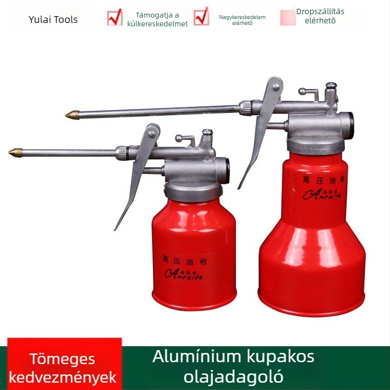 Magasnyomású kenőanyAG pisztoly kinyújtó rúddal, 250–400 ml, háztartási szerszámok