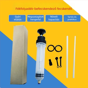 Injekciós típusú autó olajcsere készlet, kézi fékfolyadék-töltőpumpa