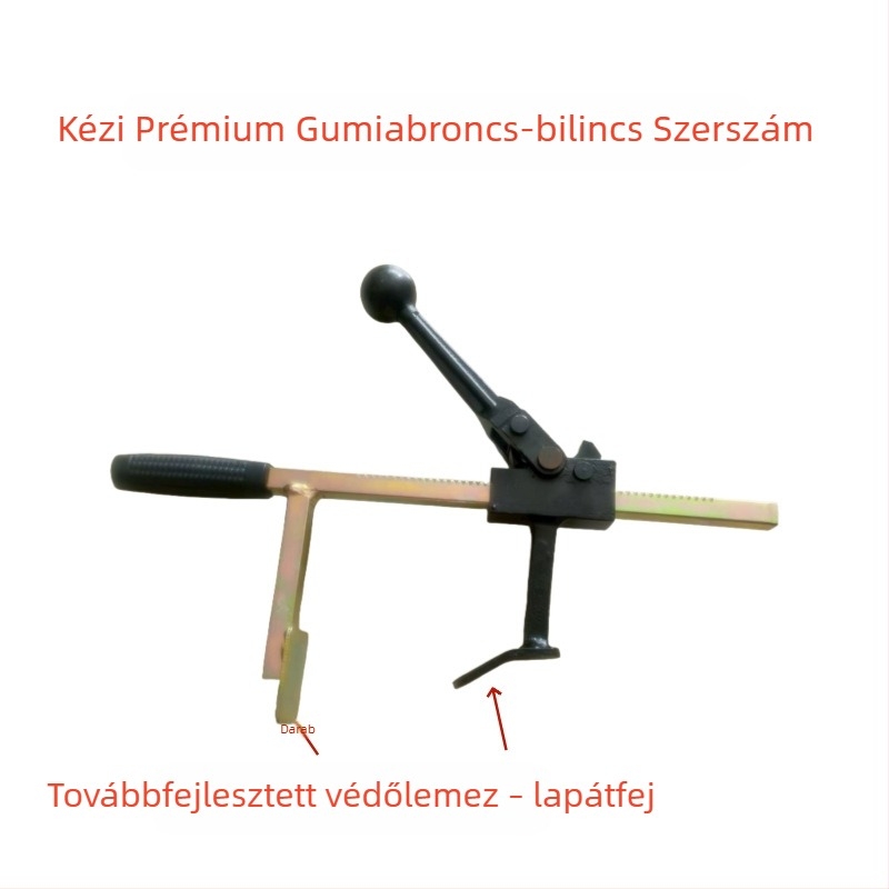 Öntöttvasból készült kézi kerékszorító és gumi felnyitó eszköz
