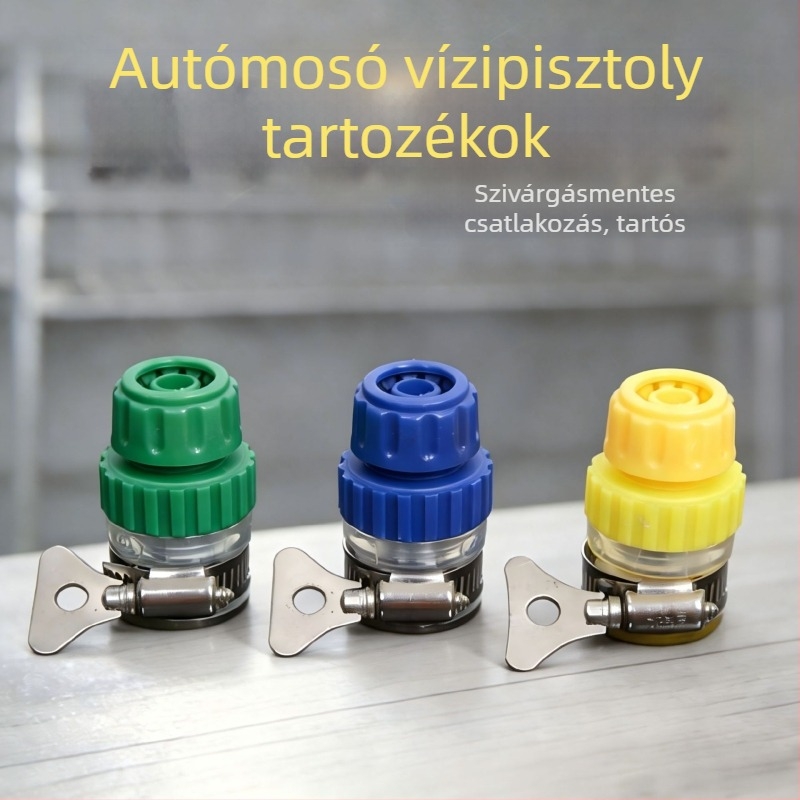 Univerzális csatlakozó autómosó pisztolyhoz — magasnyomású csatlakozó és többfunkciós kiegészítő