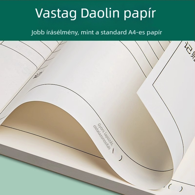 Napi könyvelési napló üzleti és otthoni használatra, bevétel-kiadás nyilvántartás szépségszalonhoz.
