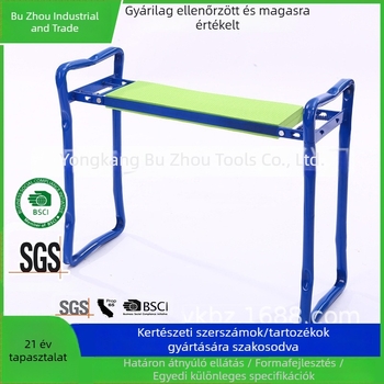 Kerti térdelőszék és összecsukható térdpárna készlet