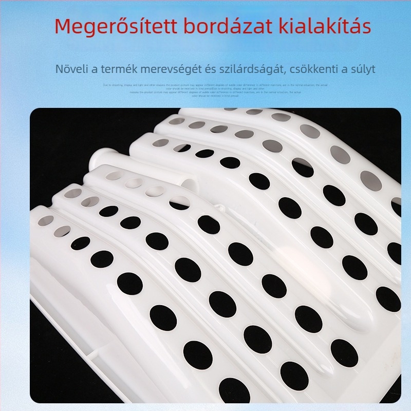 Műanyag lapátfej kör alakú nyílással, kukoricához, gabonához és takarmányozáshoz való lapát, nagy szemetes lapát