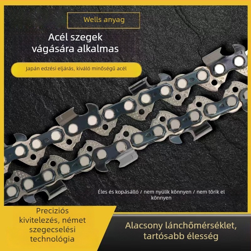Benzines láncfűrészhez lánc, 4–20 hüvelyk hosszúságú