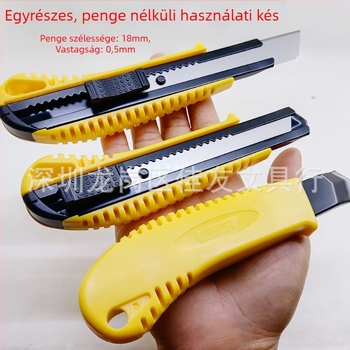 Törhetetlen egydarabos vágó kés, sima élű, karcolásmentes felülettel