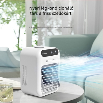 Asztali mini hűtőventilátor USB-töltésű, hordozható kempingezéshez és kültéri használatra