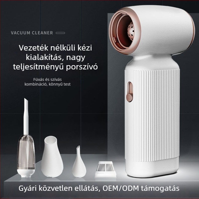 Új mini USB kézi ventilátor kempingezéshez, beépített fújás- és szívófunkcióval, kompakt és hordozható