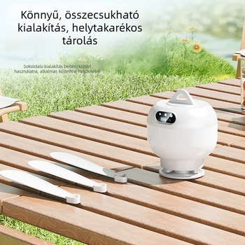 USB-s mini függőventilátor távirányítóval, csendes, újratölthető, kempingezéshez és kollégiumi szobákhoz