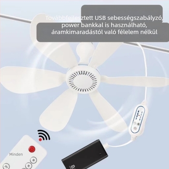 USB függő ágy ventilátor állítható sebességgel – mini, csendes USB ventilátor kollégiumok és munkahelyek számára, 36V