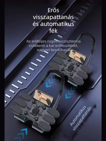 Automatikus visszaugró hasgörgő – hasizom edző roller otthonra, irodába és szabadtérre